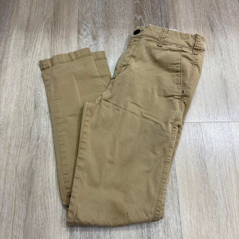 Hollister Epic Flex skinny chinos in khaki, tagged W30 L32